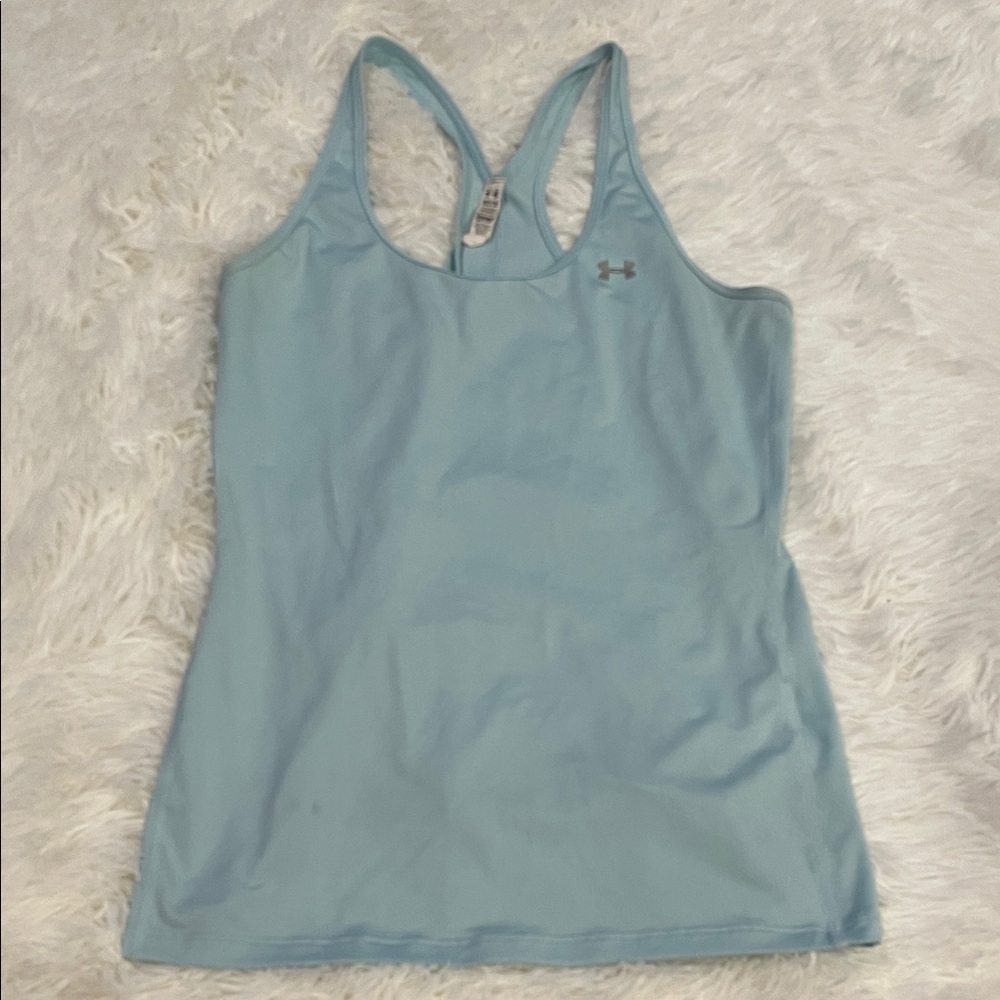 Under Armour Women's Light Blue Racerback Tank Top